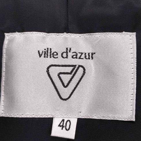 VILLE D'AZUR ウールコート レディース 40