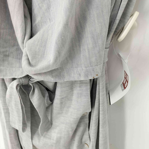 ポールスミス Paul Smith アシンメトリー シルクコットン ノースリーブ ロングカーディガン レディース import:M