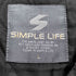 シンプルライフ SIMPLE LIFE 襟ボア 総柄ウールジャケット メンズ L