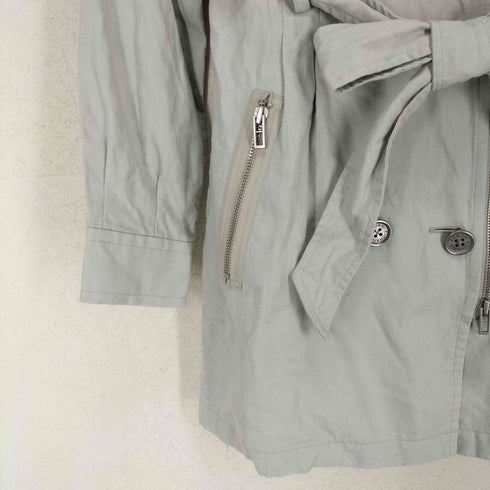 アルマーニエクスチェンジ ARMANI EXCHANGE ジップデザイントレンチコート レディース S