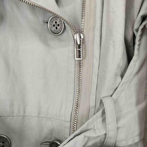アルマーニエクスチェンジ ARMANI EXCHANGE ジップデザイントレンチコート レディース S