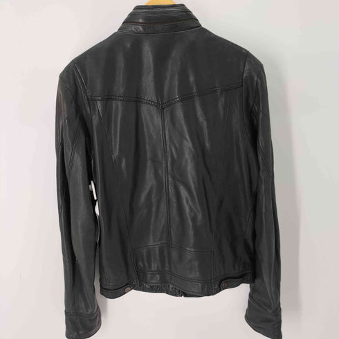 ディーゼル DIESEL ラムレザーライダースジャケット メンズ JPN:M