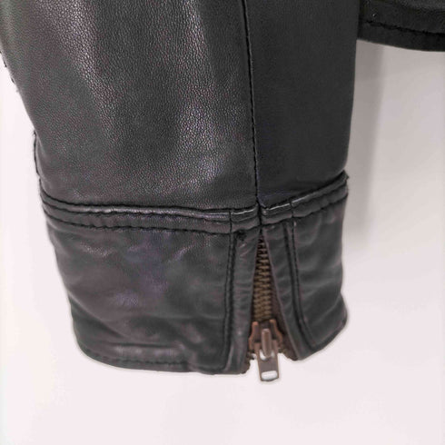 ディーゼル DIESEL ラムレザーライダースジャケット メンズ JPN:M
