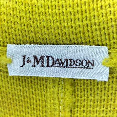 ジェイアンドエムデヴィッドソン J&M Davidson ダブルブレスト ミラノリブ ニットコート レディース