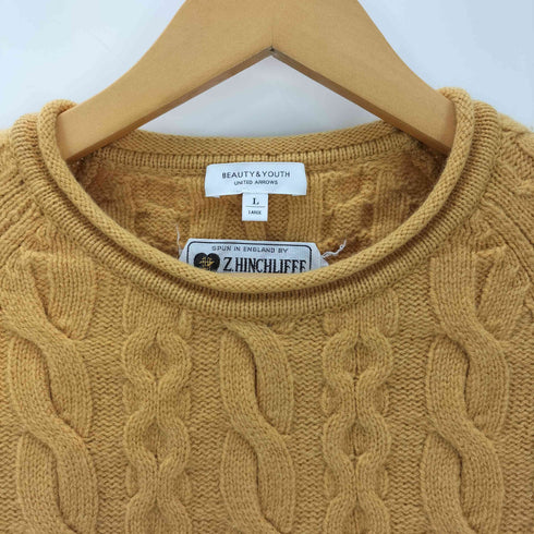 ビューティーアンドユースユナイテッドアローズ BEAUTY & YOUTH UNITED ARROWS UKヤーン フィッシャーマン ニット メンズ JPN:L