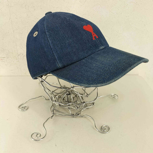 アミアレクサンドルマテュッシ AMI ALEXANDRE MATTIUSSI ベースボールキャップ RED AMI DE COEUR EMBROIDERY CAP メンズ