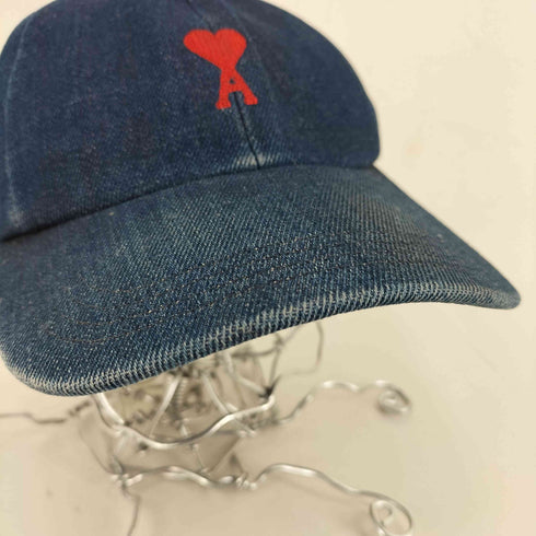 アミアレクサンドルマテュッシ AMI ALEXANDRE MATTIUSSI ベースボールキャップ RED AMI DE COEUR EMBROIDERY CAP メンズ