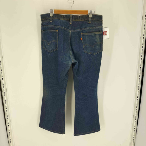 リーバイス Levis 70S 646 66後期 オレンジタブ スモールe ボタン裏 8 刻印 ノックスビル工場 42TALON ジップ フレア ベルボトム ジップアップ デニム パンツ ポケット裏 チェーンステッチ 1978年製 メンズ