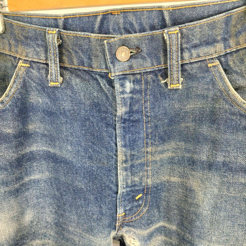 リーバイス Levis 70S 646 66後期 オレンジタブ スモールe ボタン裏 8 刻印 ノックスビル工場 42TALON ジップ フレア ベルボトム ジップアップ デニム パンツ ポケット裏 チェーンステッチ 1978年製 メンズ