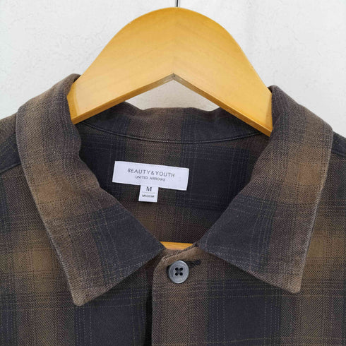 ビューティーアンドユースユナイテッドアローズ BEAUTY & YOUTH UNITED ARROWS オンブレチェック 2POC シャツ メンズ JPN:M