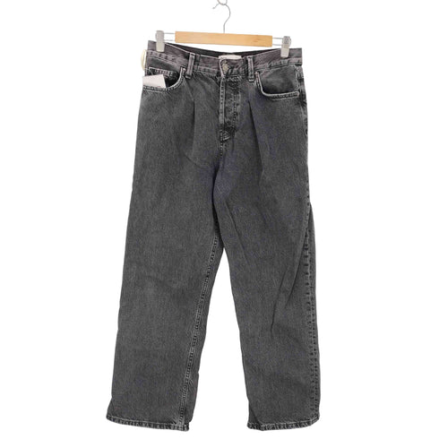 ザラ ZARA タックワイドバギーデニムパンツ メンズ 38