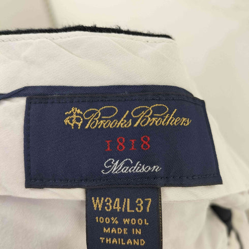 ブルックスブラザーズ BROOKS BROTHERS MADISON ウールギャバ スラックス メンズ 34inch