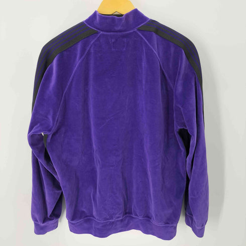 ニードルズ Needles 23AW R.C. Track Jacket - C/Pe Velour ロゴ刺繍ベロアトラックジャケット メンズ JPN:XL