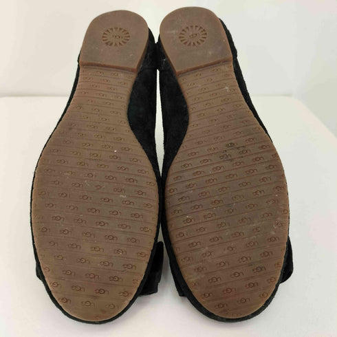 アグ UGG ROHEN ローヘン スエードレザー リボン フラット パンプス レディース JPN:22