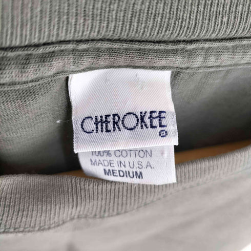 CHROKEE USA製 無地 Tシャツ メンズ import:M
