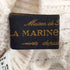 マリンフランセーズ la marine francaise アラン柄クルーネックカーディガン レディース