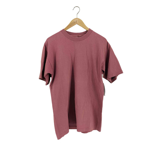 USA製 無地 クルーネックTシャツ メンズ import:L