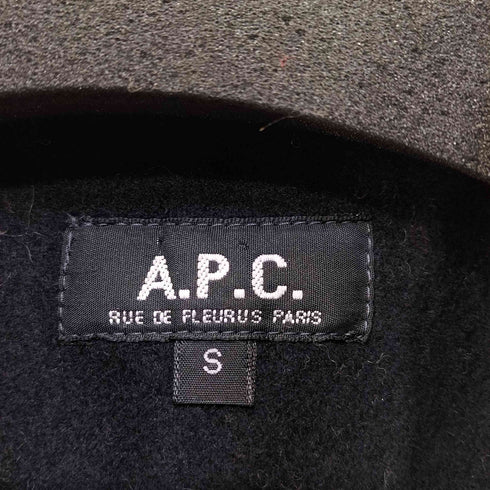 アーペーセー A.P.C. フランス製 ウールライニングオイルドプルオーバージャケット カモ柄 メンズ JPN:S