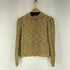 マウジー moussy OPEN WORK ニットポロ レディース FREE