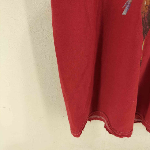 ダメージ加工 バンドTシャツ メンズ import:M