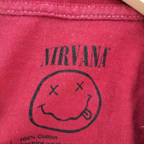 ダメージ加工 バンドTシャツ メンズ import:M