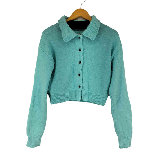 マウジー moussy CROPPED KNIT シャツ レディース FREE