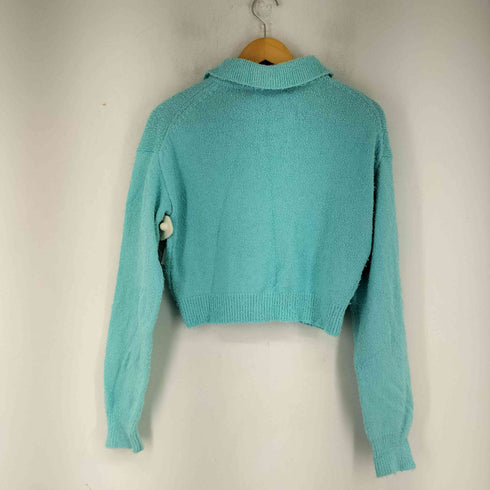 マウジー moussy CROPPED KNIT シャツ レディース FREE
