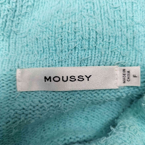 マウジー moussy CROPPED KNIT シャツ レディース FREE