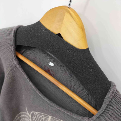 チキリヤ CHIKIRIYA 鶴プリント ロールネック L/S ニット メンズ JPN:L