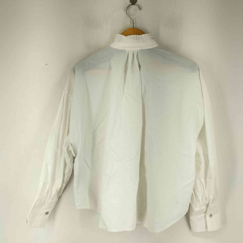 ザラ ZARA フリルドレスシャツ レディース import:L
