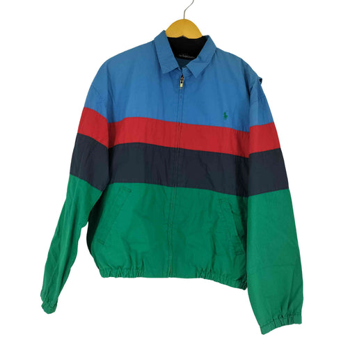 ポロバイラルフローレン Polo by RALPH LAUREN 90s マルチカラージップアップジャケット メンズ JPN:M