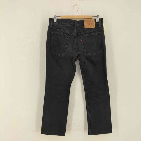 リーバイス Levis USA製 ボタン裏511刻印 505 後染めブラックデニム ボーイズ メンズ M