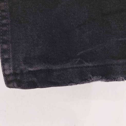 リーバイス Levis USA製 ボタン裏511刻印 505 後染めブラックデニム ボーイズ メンズ M