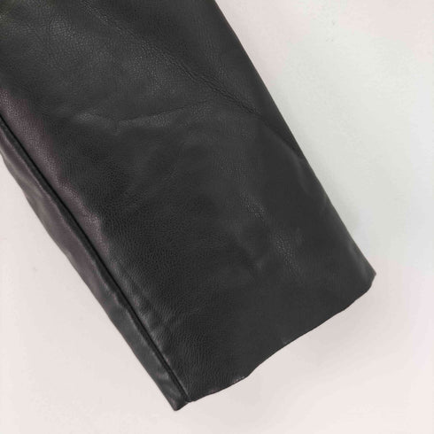 ザラ ZARA フェイクレザー ダブルライダースジャケット レディース L