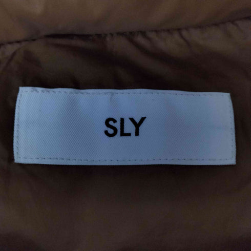 スライ SLY フーディーダウンジャケット レディース FREE