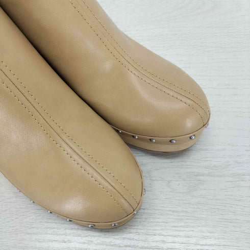 マウジー moussy ウッドソールスタッズサボ レディース JPN:L