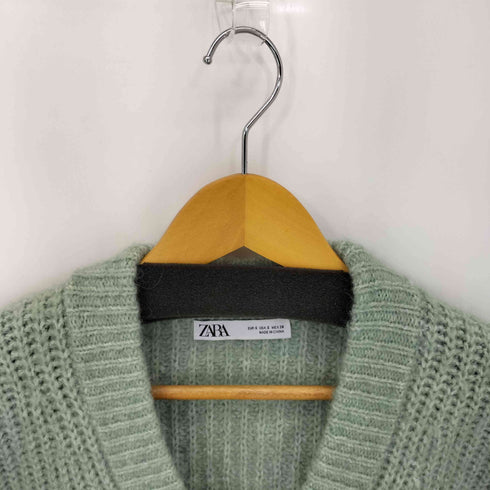ザラ ZARA アクリル混 ローゲージカーディガン レディース import:S