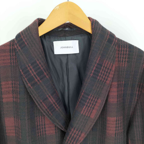 ジョンブル Johnbull 19AW CHECK COAT チェック チェスターコート メンズ JPN:L
