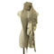 eb.a.gos ラビットファー付きリネンストール レディース