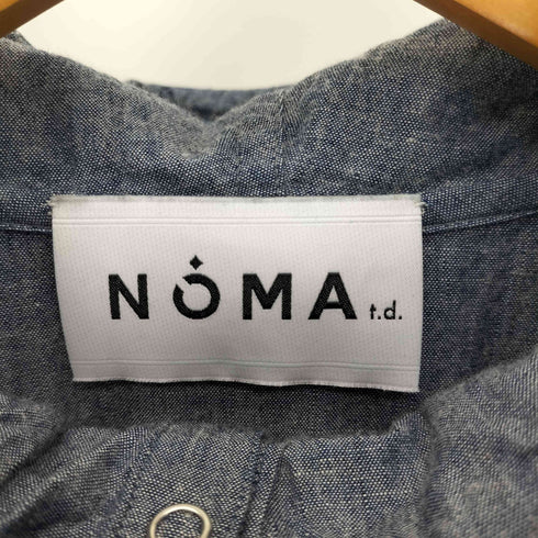 ノーマティーディー NOMA t.d. バックフリンジ シャンブレー アノラック パーカー ジャケット メンズ JPN:2