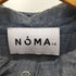 ノーマティーディー NOMA t.d. バックフリンジ シャンブレー アノラック パーカー ジャケット メンズ JPN:2
