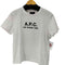 アーペーセー A.P.C. T-SHIRT Rue Madame HOMME JPS マダム通り 刺繍S/S Tシャツ レディース import:S