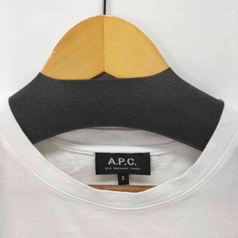 アーペーセー A.P.C. T-SHIRT Rue Madame HOMME JPS マダム通り 刺繍S/S Tシャツ レディース import:S