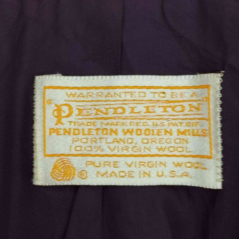 ペンドルトン PENDLETON 80S USA製 テーラードジャケット メンズ