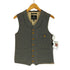 ナイジェルケーボン NIGEL CABOURN 英国製 Curved Lapel Vest カーブド ラペル ベスト 7連 ボタン メンズ EUR:48
