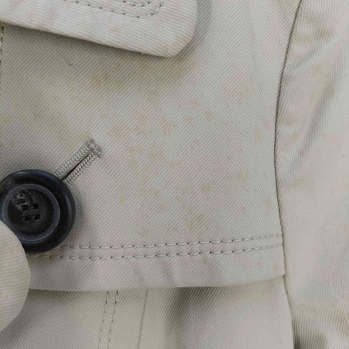 バーバリーブルーレーベル BURBERRY BLUE LABEL ウール ノバチェックライナー付き 裏地ノバチェック トレンチコート レディース 38