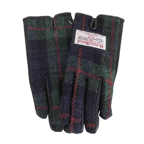 ハリスツイード Harris Tweed チェック柄手袋 スマホタッチ対応 レディース