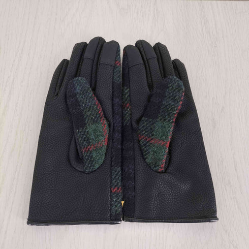 ハリスツイード Harris Tweed チェック柄手袋 スマホタッチ対応 レディース