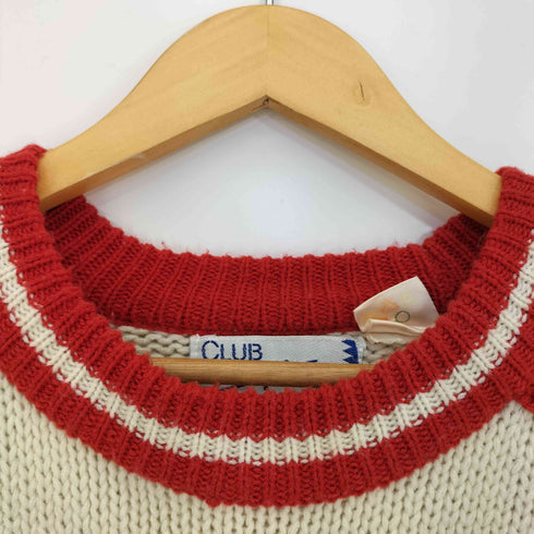 CLUB EUROPE ホッケー ワッペン アクリルニット メンズ JPN:L