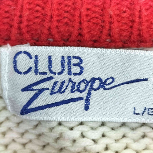 CLUB EUROPE ホッケー ワッペン アクリルニット メンズ JPN:L